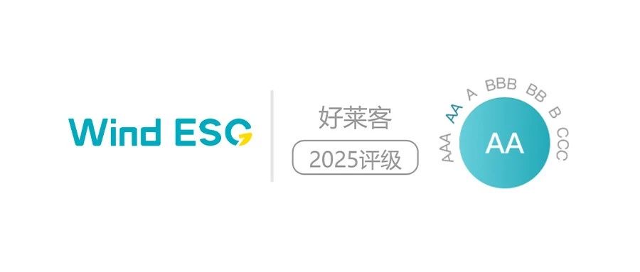 恒盛平台彰显可持续发展实力，Wind ESG评级跃升至AA